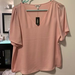 Baby pink express professional blouse